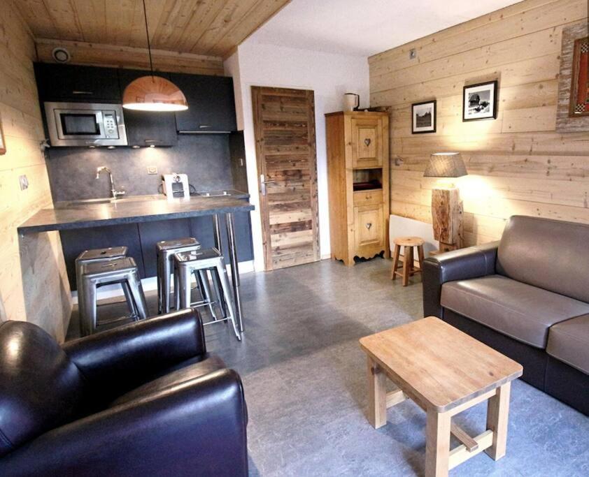 Studio Avec Coin Montagne Au Pied Des Pistes Megève Екстериор снимка